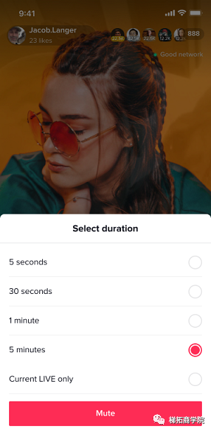 TikTok直播推出新功能：可以静音个别观众评论